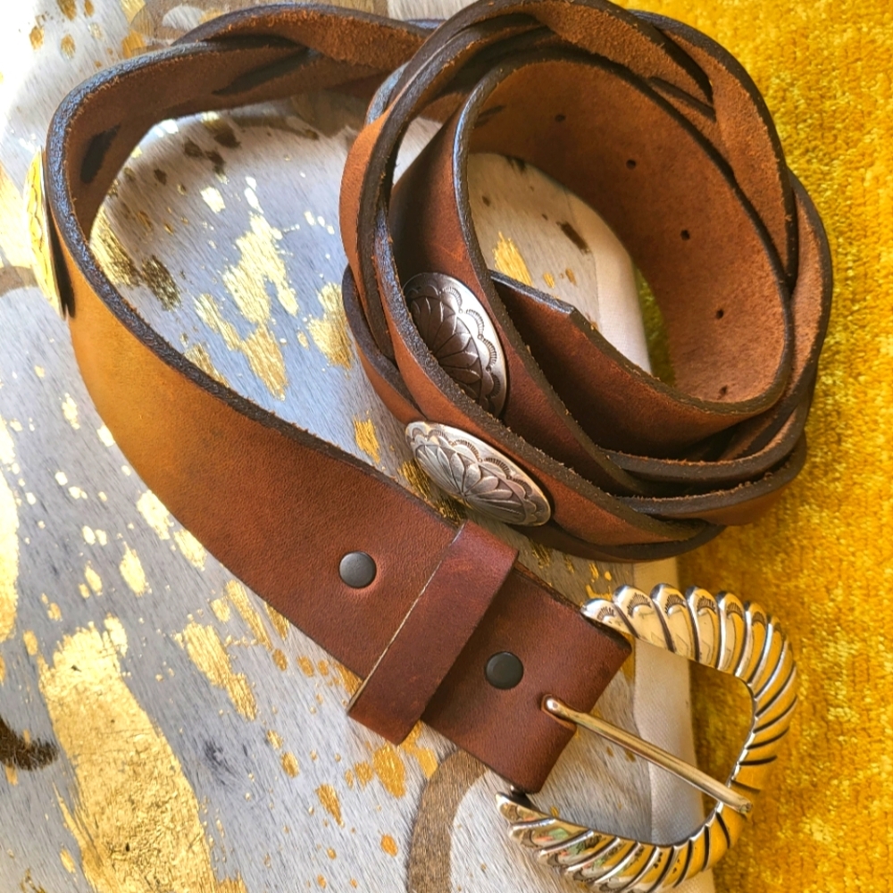 Justin Women's Leather XL Belt